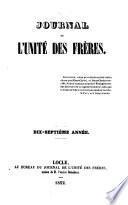 Journal de l'Unité des frères
