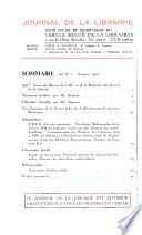 Journal de la librairie