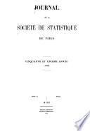 Journal de la Société de statistique de Paris