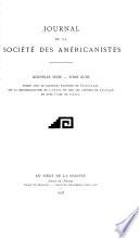 Journal de la Société des américanistes