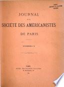 Journal de la Société des américanistes