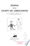 Journal de la Société des américanistes