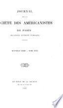 Journal de la Société des américanistes