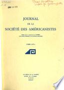 Journal de la Société des américanistes