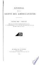 Journal de la Société des américanistes