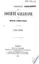 Journal de la Société gallicane de médecine homoeopathique