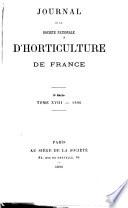 Journal de la Société nationale d'horticulture de France