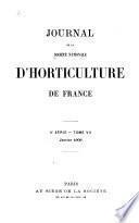 Journal de la Société nationale d'horticulture de France