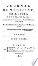 Journal de médecine, chirurgie, pharmacie