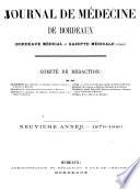 Journal de médecine de Bordeaux et du Sud-Ouest