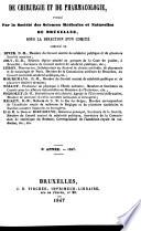 Journal de médecine, de chirurgie et de pharmacologie