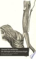 Journal de médecine, de chirurgie et de pharmacologie