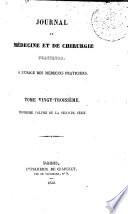 Journal de médecine et de chirurgie pratique