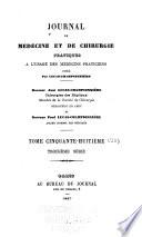 Journal de médecine et de chirurgie pratiques