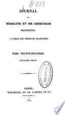 Journal de médecine et de chirurgie pratiques