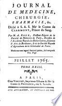 Journal de medicine, chirurgie, pharmacie