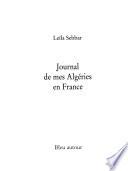 Journal de mes Algéries en France