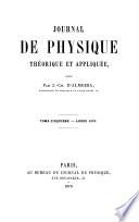 Journal de physique théorique et appliquée