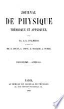 Journal de physique théorique et appliquée
