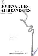 Journal des africanistes
