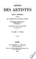 Journal des artistes ...