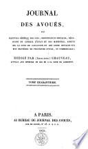 Journal des avoués, ou recueil général des lois ...