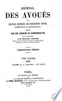 Journal des avoués, ou recueil general ...