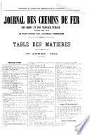 Journal des chemins de fer, des mines et des travaux publics