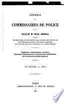 Journal des commissaires de police