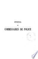 Journal des commissaires de police