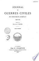 Journal des guerres civiles de 1648 à 1652 de Dubuisson-Aubenay