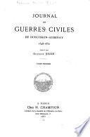 Journal des guerres civiles de Dubuisson-Aubenay, 1648-1652