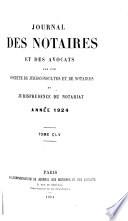 Journal des notaires et des avocats