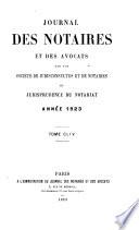Journal des notaires et des avocats