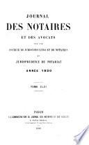 Journal des notaires et des avocats