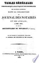 Journal des notaires et des avocats