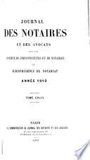 Journal des notaires et des avocats