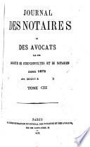 Journal des notaires et des avocats