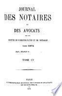 Journal des notaires et des avocats