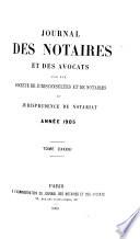 Journal des notaires et des avocats