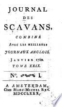 Journal des sçavans, combiné avec les meilleurs journaux anglois