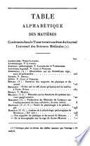 Journal des sciences médicales