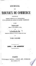 Journal des tribunaux de commerce