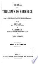 Journal des tribunaux de commerce