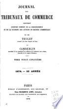 Journal des tribunaux de commerce