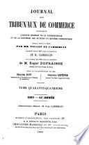 Journal des tribunaux de commerce