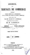 Journal des tribunaux de commerce
