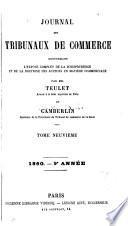 Journal des tribunaux de commerce