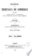 Journal des tribunaux de commerce