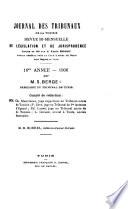 Journal des tribunaux français en Tunisie